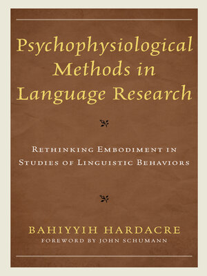 cover image of Psychophysiological Methods in Language Research
